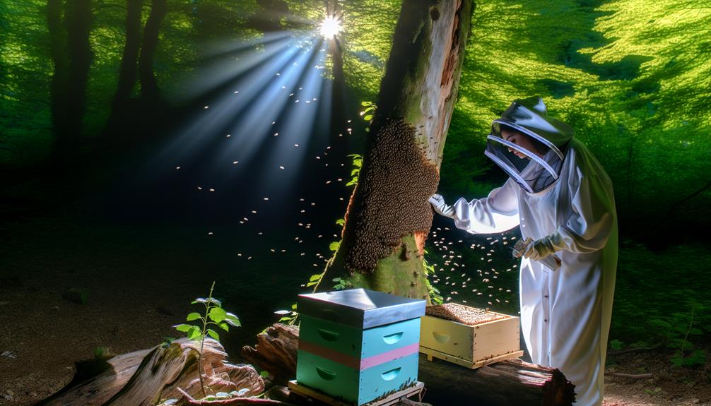 eco friendly methods for bee swarm extraction